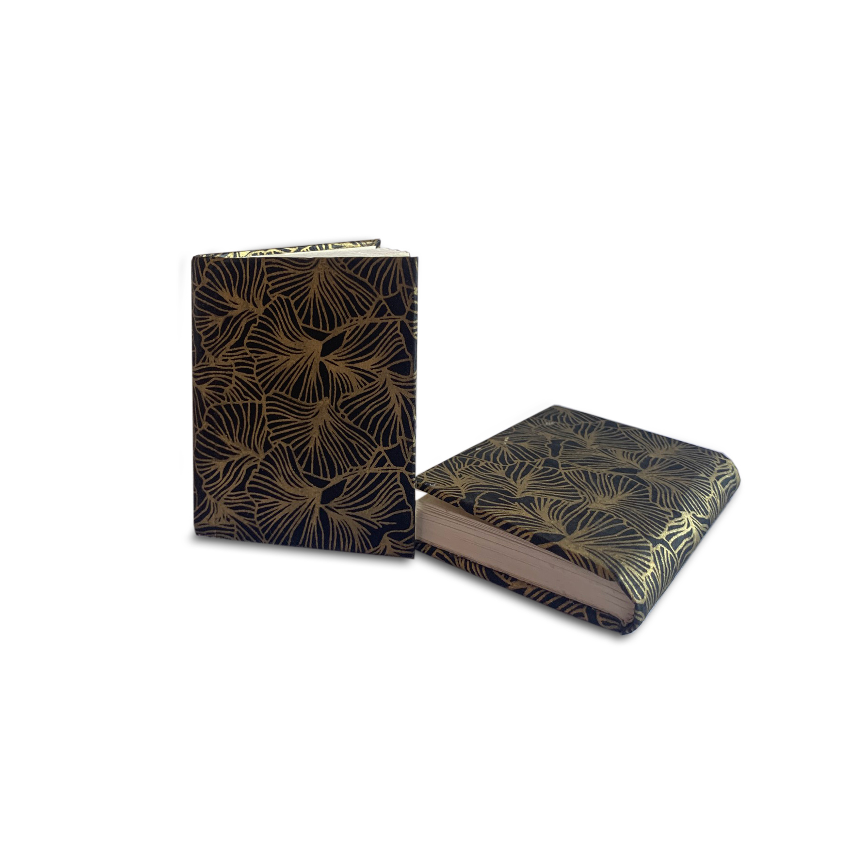 Notizbuch schwarz-gold, H 7,5 cm, B 5,5 cm günstig bestellen