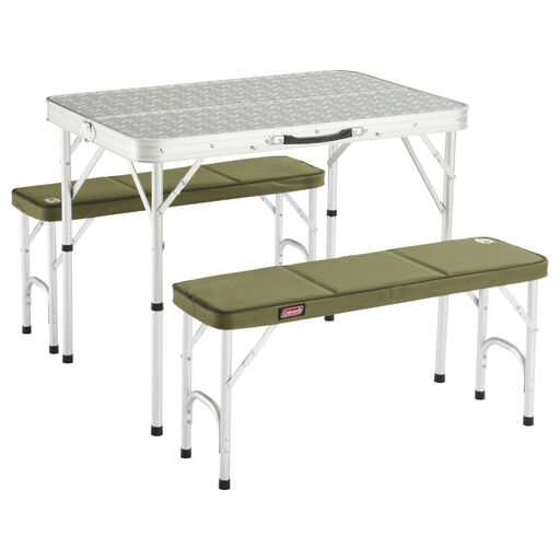 Mesa de camping dobrável para 4 pessoas