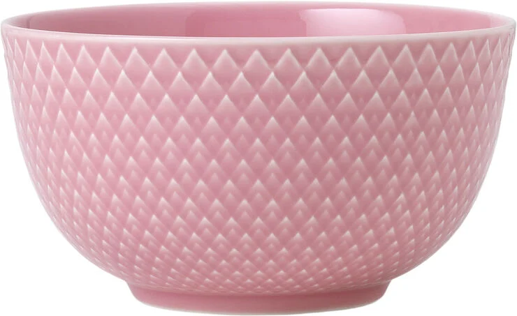 Lyngby Porcelæn Rhombe Color Skål Ø11 cm rosa porcelæn Lyserød