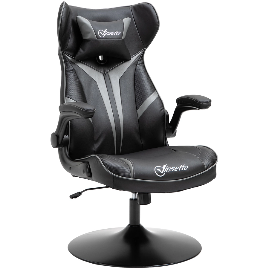 Vinsetto Gaming Stuhl ergonomisch schwarzgrau