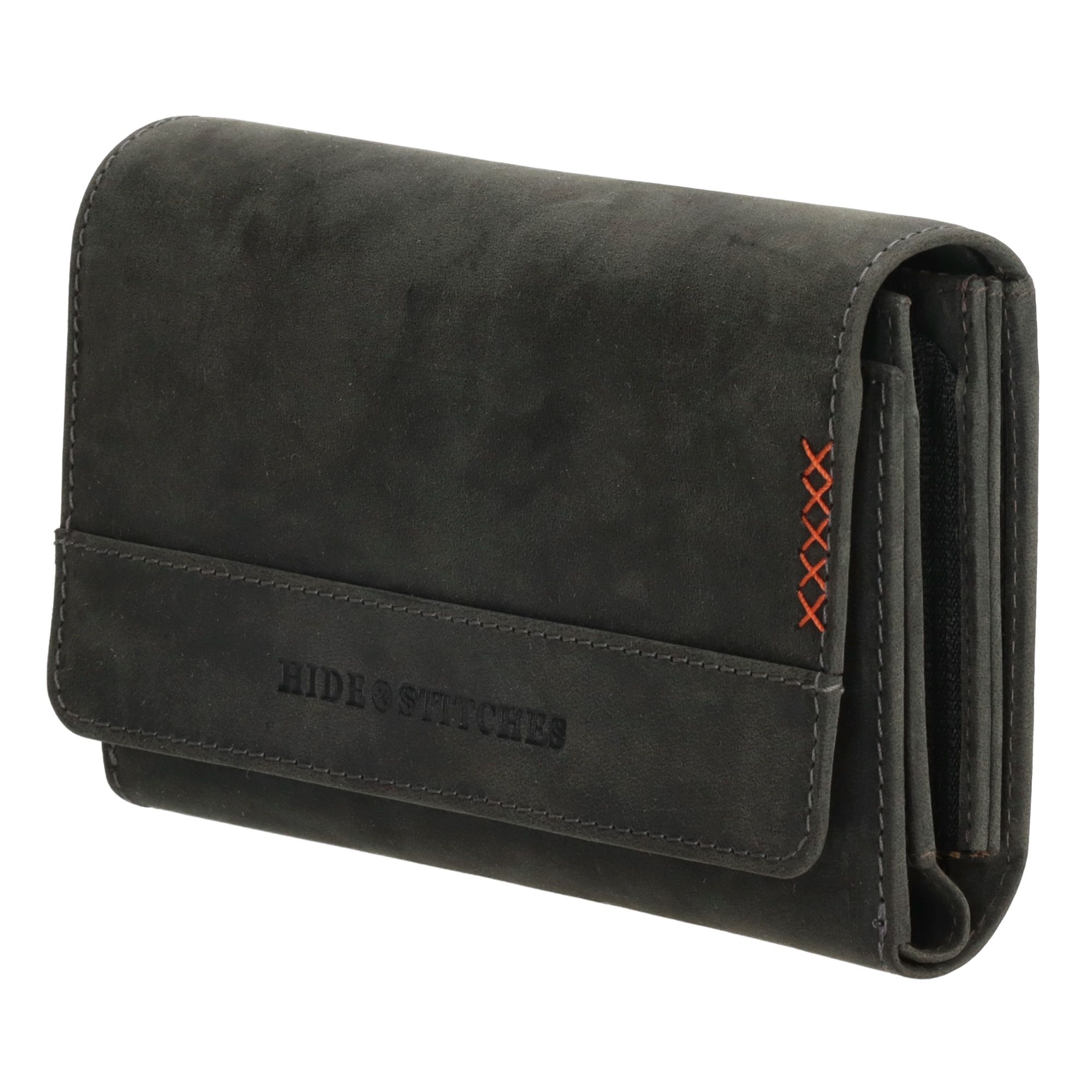 Hide & Stitches Idaho Portemonnee Zwart