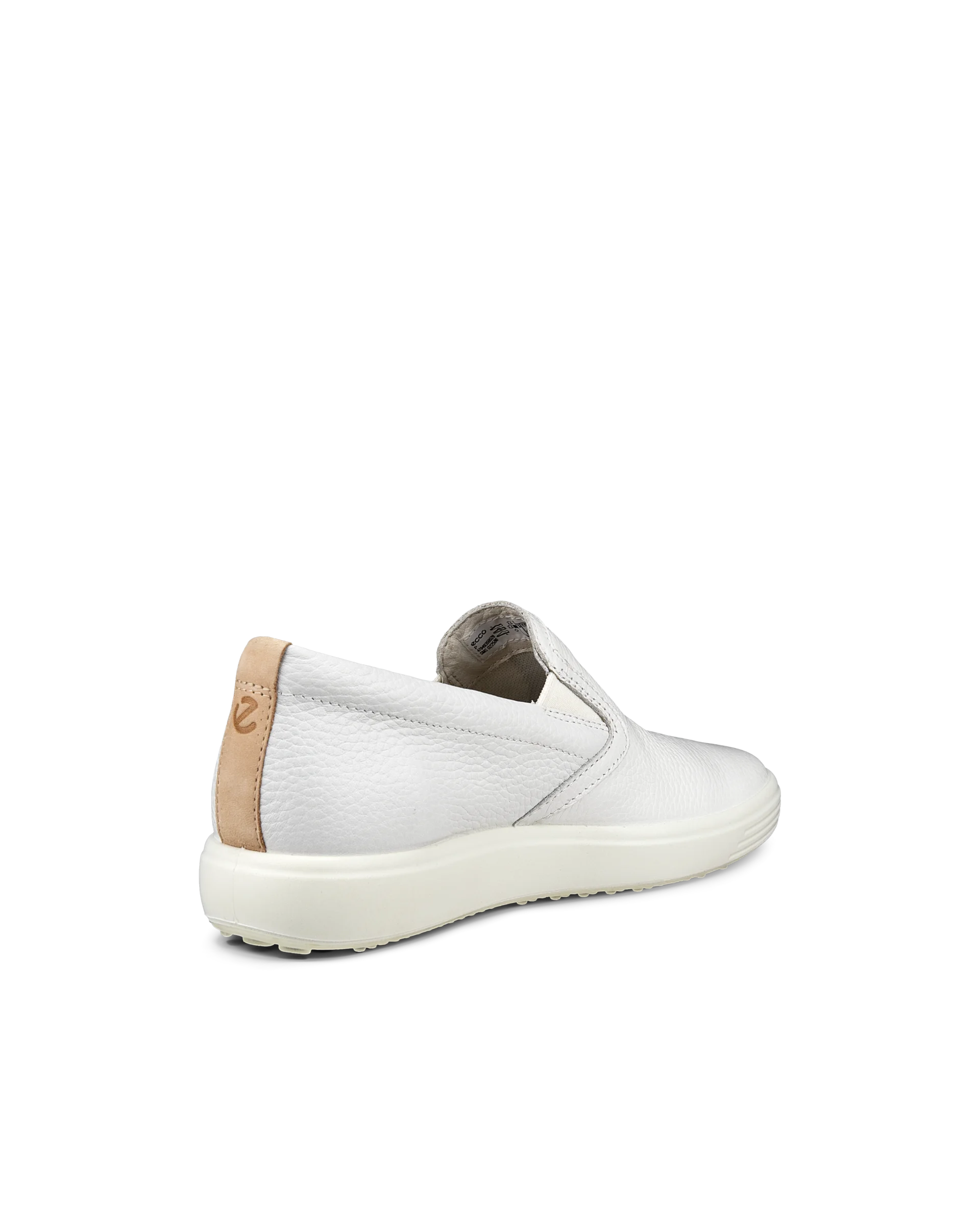 ECCO SOFT 7 W Damen Lederslipper Weiß