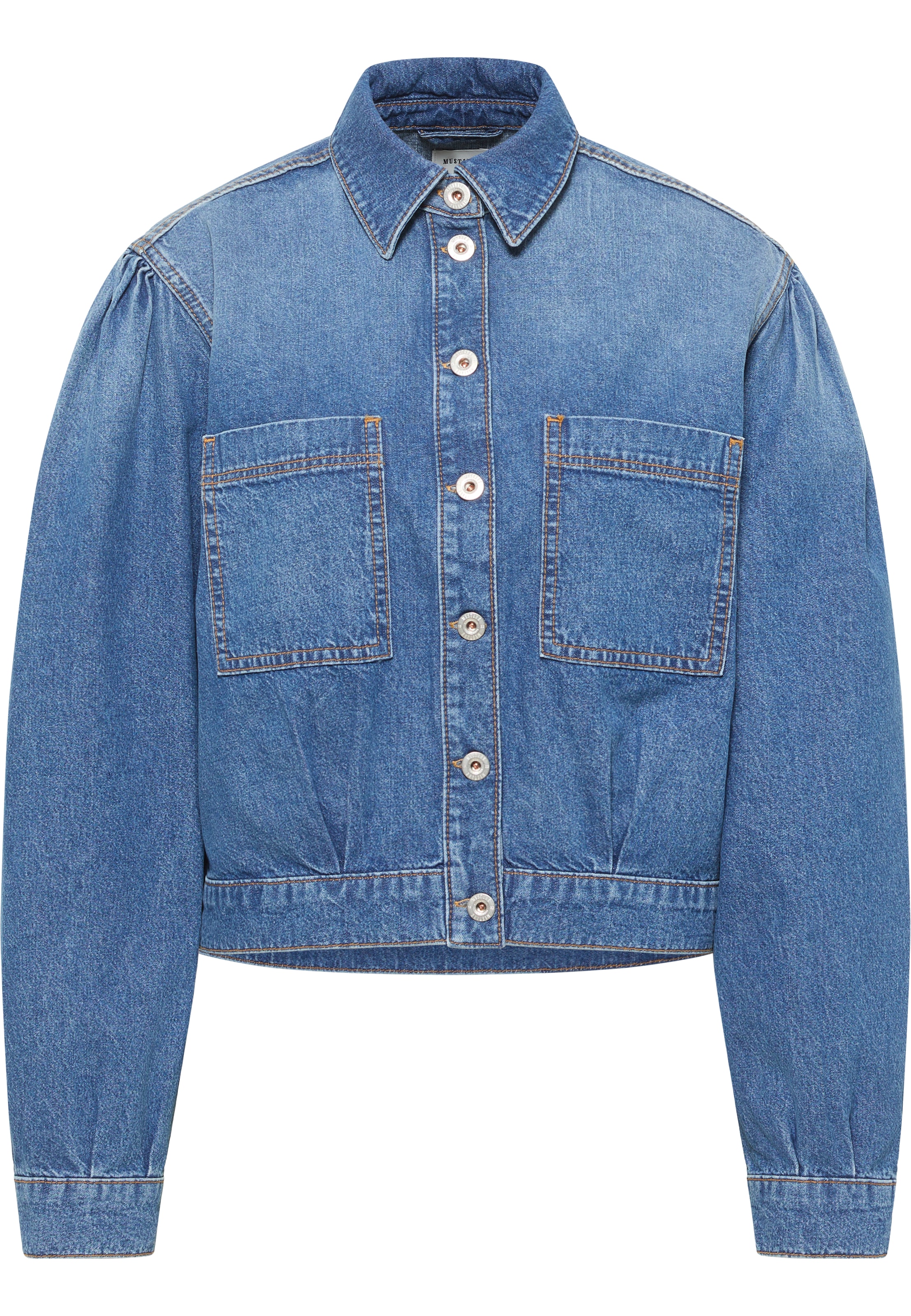 MUSTANG Jeansjacke »Style Marietta Cropped« mit Kentkragen