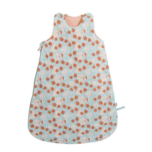 Gigoteuse fleurie bleue 70 cm Après la pluie - MOULIN ROTY