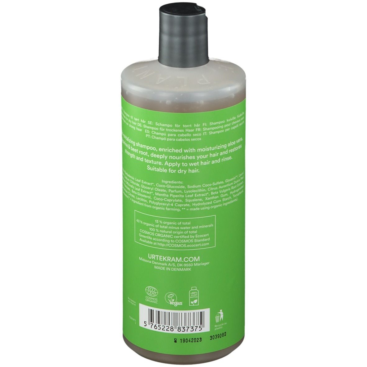 Urtekram Aloe Vera Haar Shampoo Vitalität für trockenes Haar