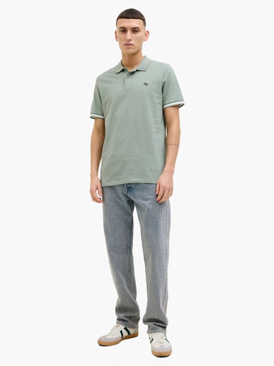 JACK & JONES Polo-Shirt Grün