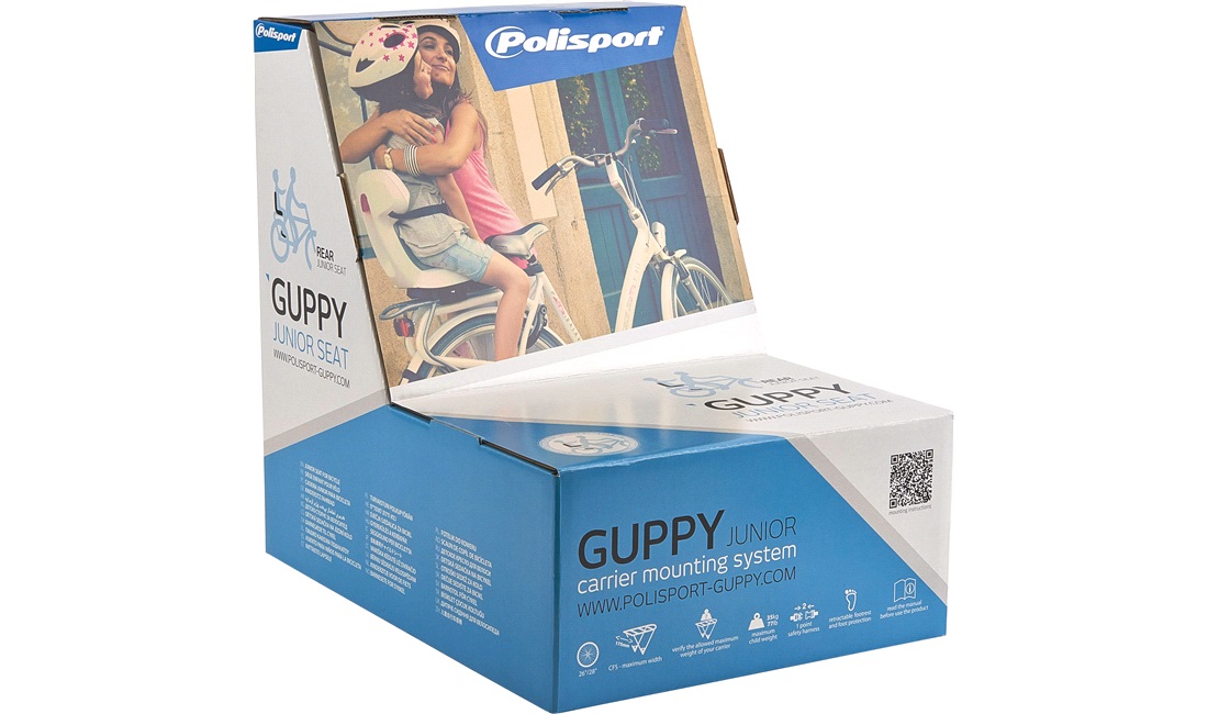 Polisport Guppy junior+ barnestol -35 kg