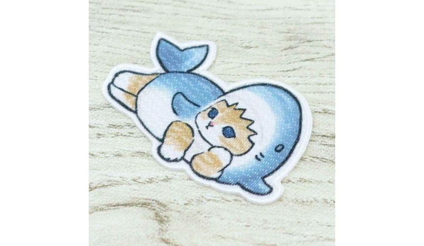 HISAGO - mofusand Geborduurde Patch Seal (Shark)