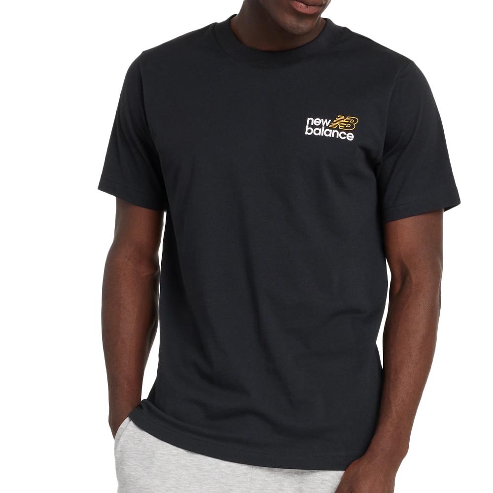 New Balance T-shirt Noir Homme New Balance MT43901