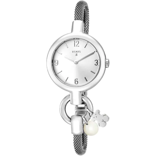 Relógio analógico Hold Charms em aço