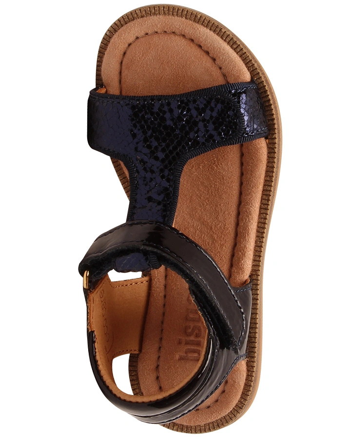 Sandalen ALMA O in navy patent