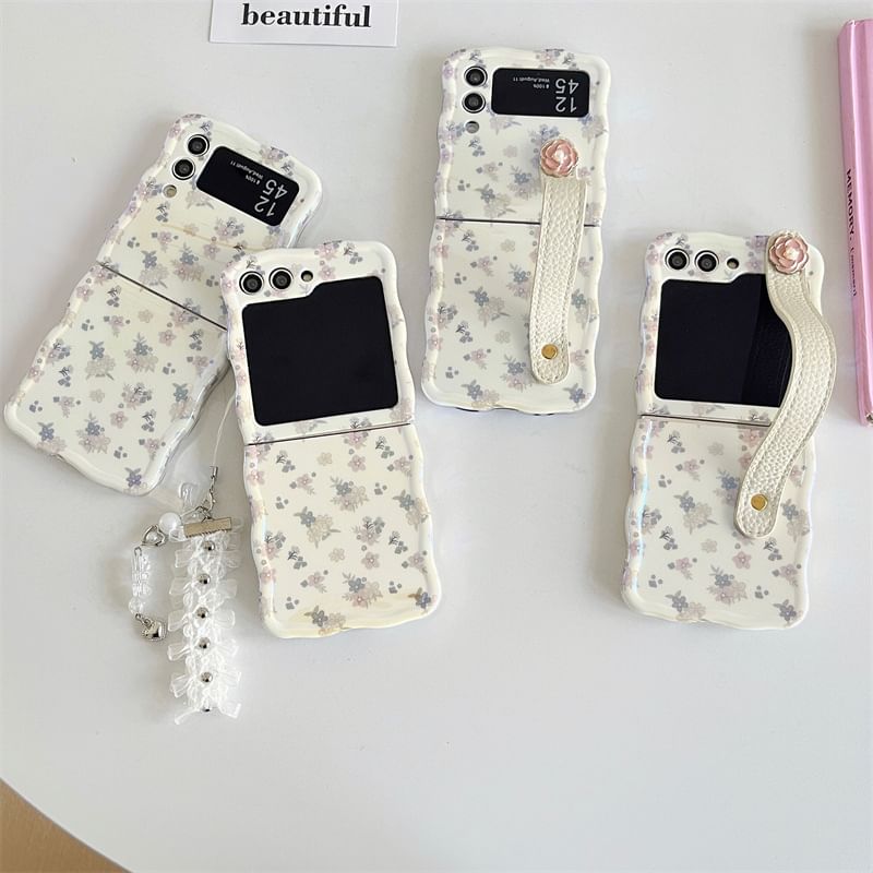 Jaguara - Bloemen telefoonhoesje / bedel / band / set - Samsung Flip