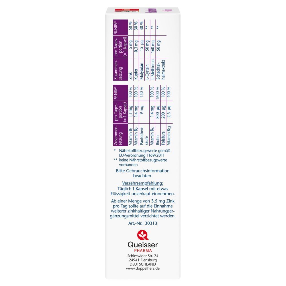 Doppelherz® aktiv Haar Intensiv + Biotin