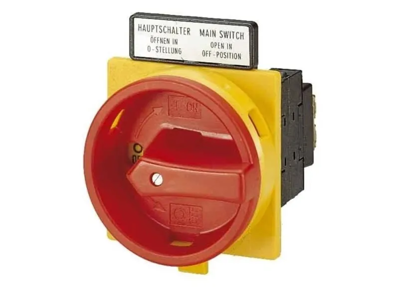 Eaton P3-63/V/SVB, Drejekontakt, 3P, Rød, IP65, 63 A