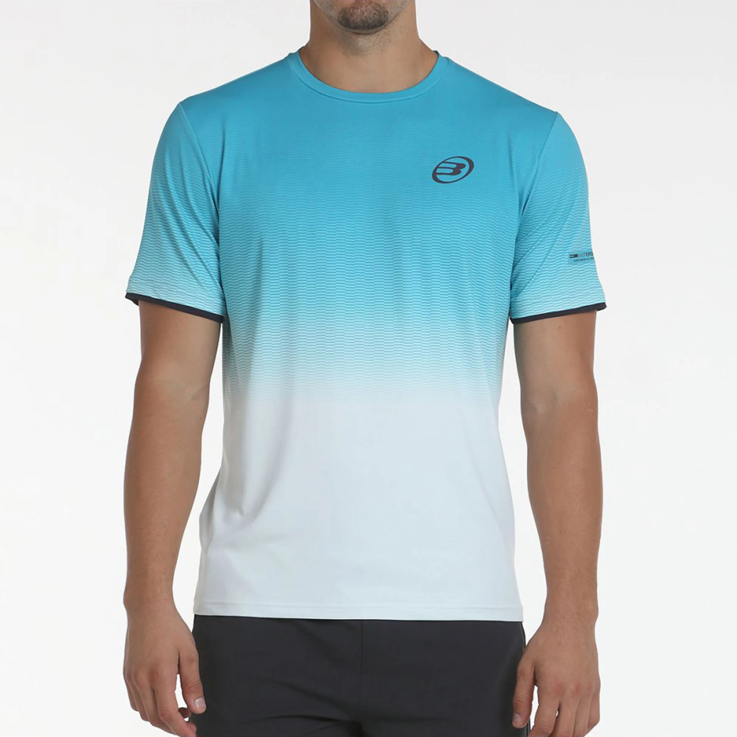 Bullpadel Merga T-shirt Hommes - Turquoise , Blanc