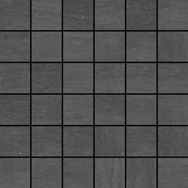 Carreau de mosaïque Matstone effet pierre 30 x 30 cm anthracite GoodHome