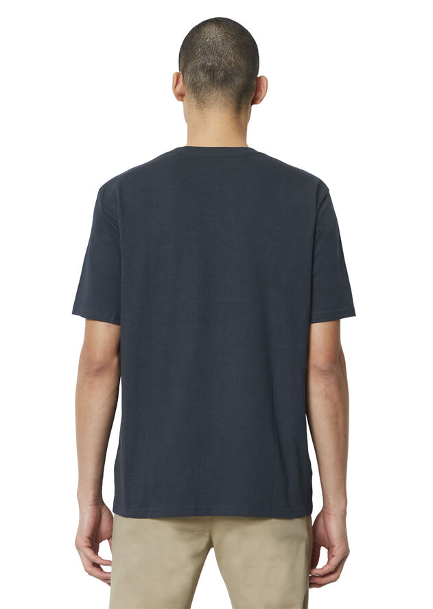 Marc O’Polo T-shirt, short sleeve, logo print Dark navy