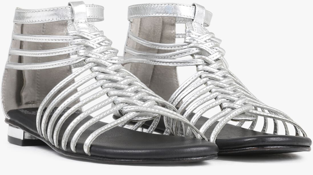 BRONX zilveren bronx sandalen new-alys 84993