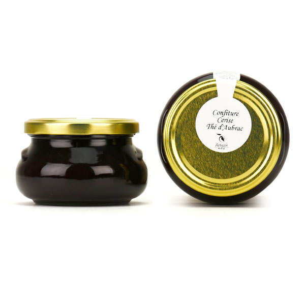 Confiture cerise et thé d'Aubrac (calament)