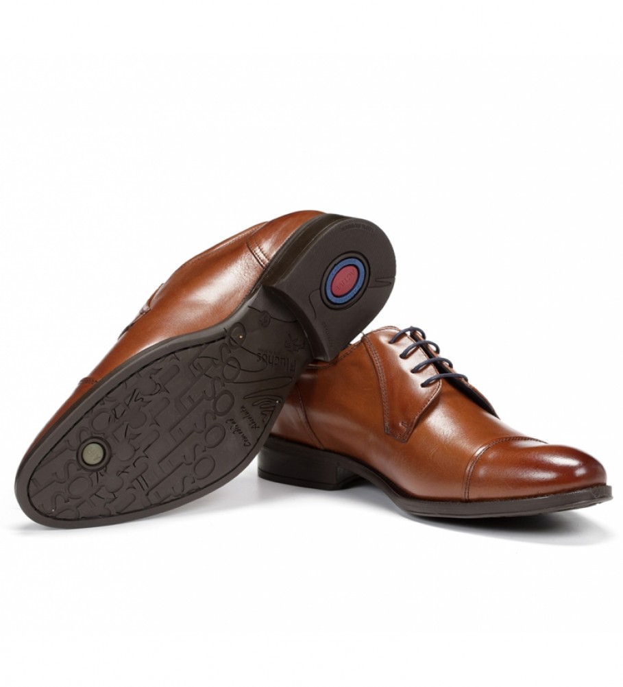 Sapatos de couro Fluchos 8412 Memo Marrom