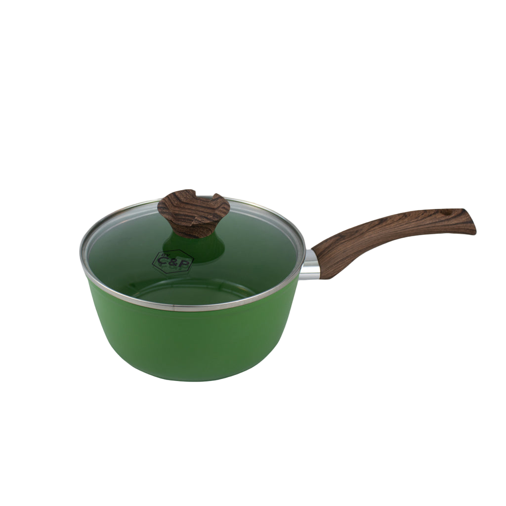 Go Green Steelpan met deksel 18 cm