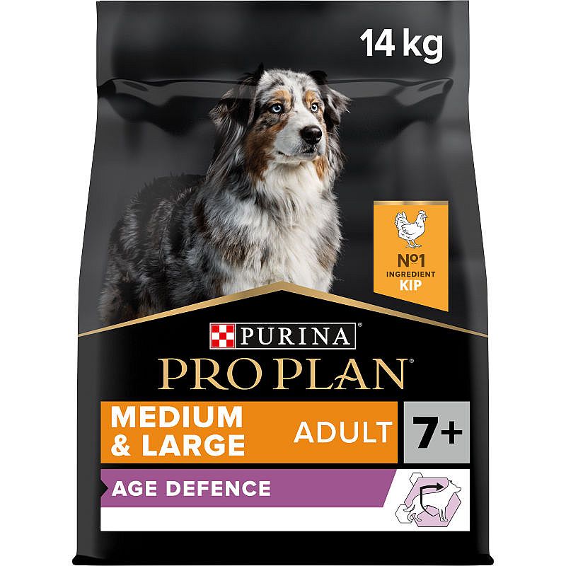 Purina Pro Plan Medium & Large Adult 7+ Age Defence Hondenvoer Kip 14 kg | 12824