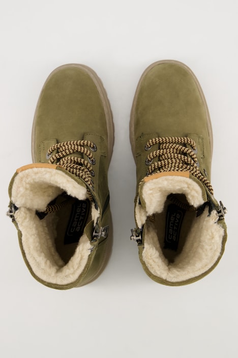 Sympatex-Lederboots, Camel Active, Komfortweite