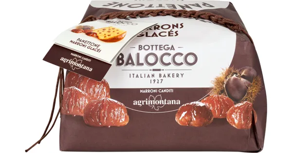 Bottega Balocco Panettone Marrons glacés