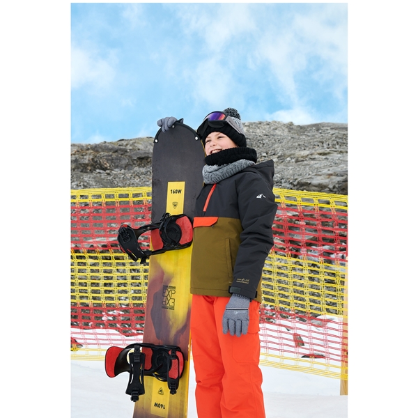 Mountain Peak kinder ski-jas grijs/groen