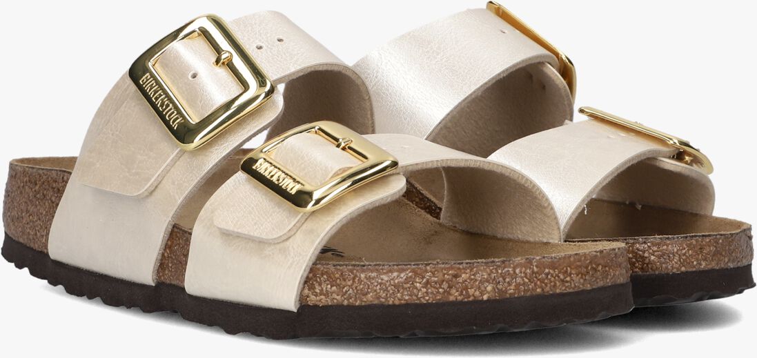 gouden birkenstock slippers sydney cushion buckle