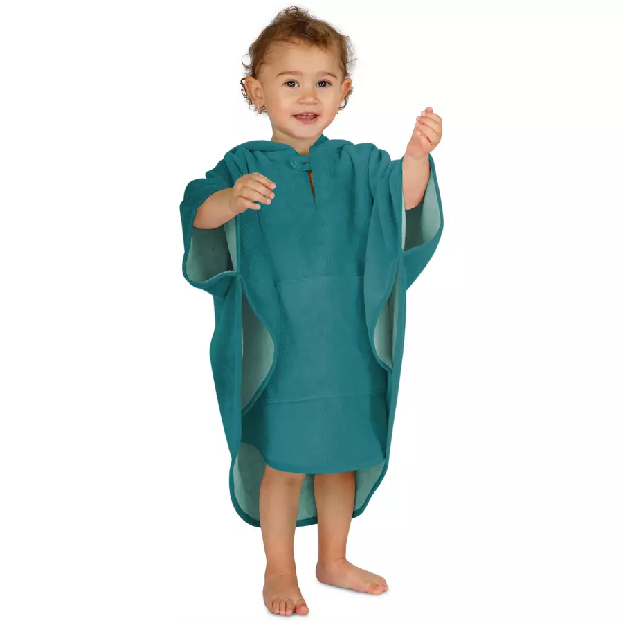normani Kinder Badeponcho weich Melilla Blau