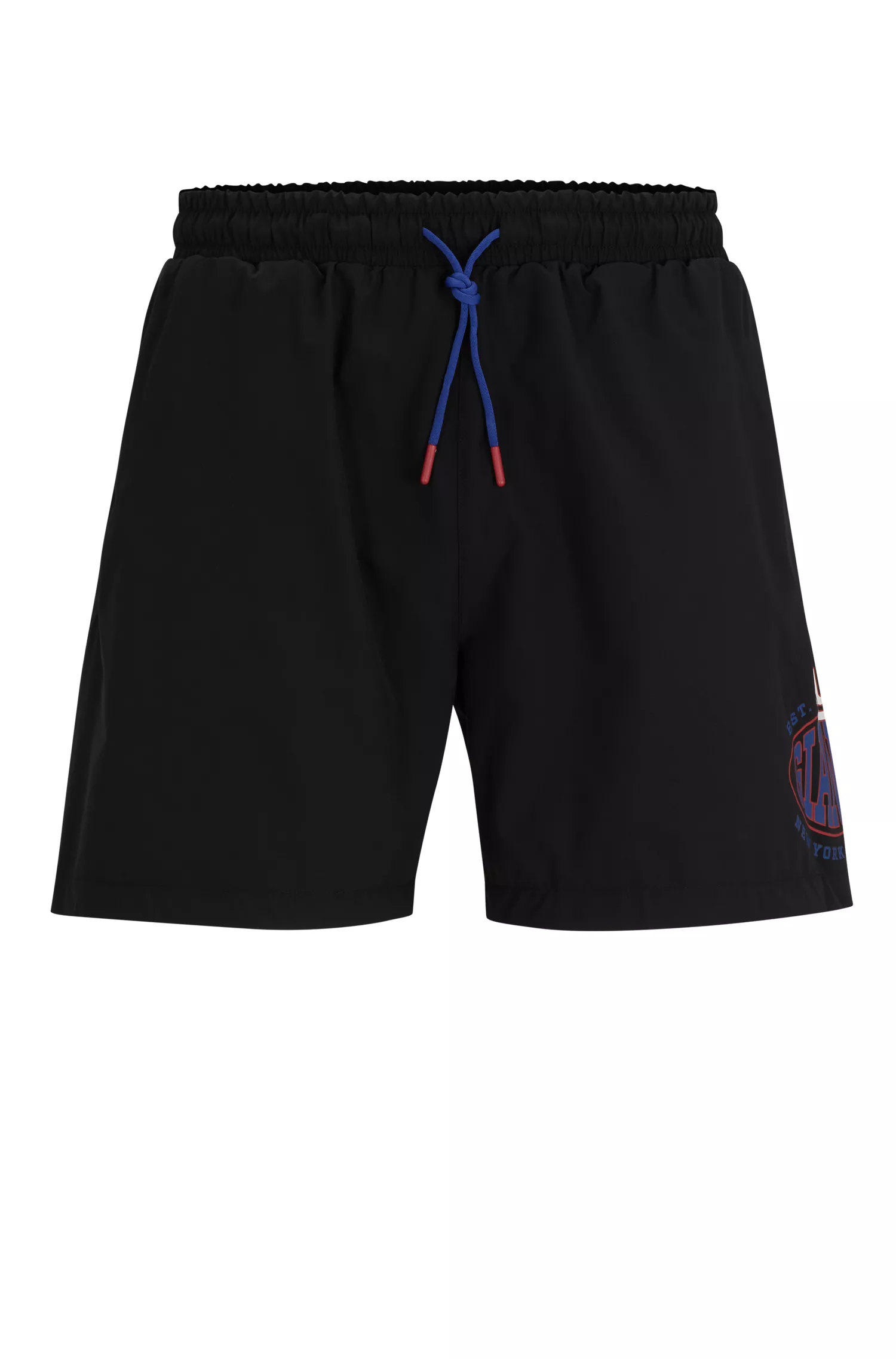 Calções de banho BOSS Black-BOSS x NFL de secagem rápida com design colaborativo.