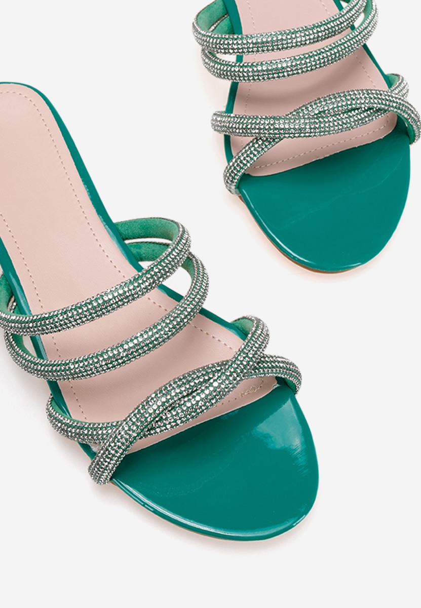 Mules femme vert Grazie