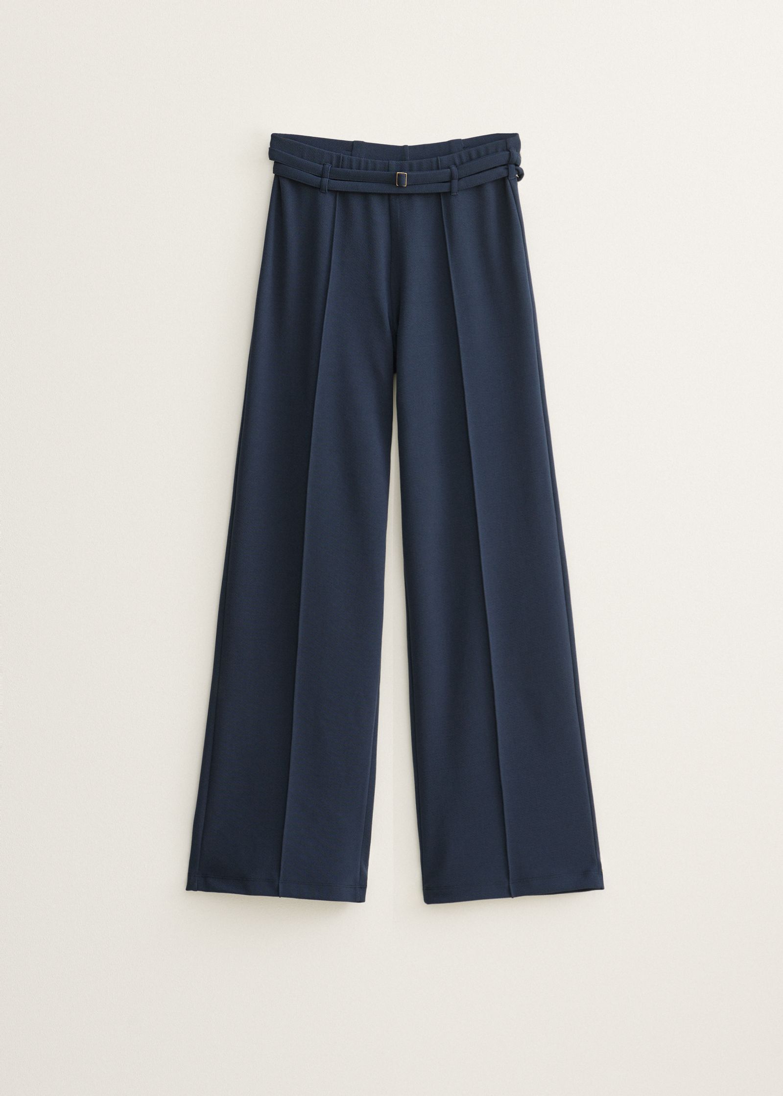 Pantalon met dubbel riempje