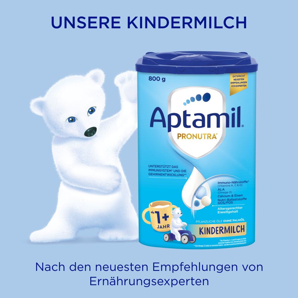 Aptamil® Kindermilch 1+ Kindernahrung ab 1 Jahr