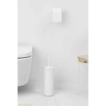 Brabantia MindSet WC Borstel met houder - Siliconen - Mineral Fresh White