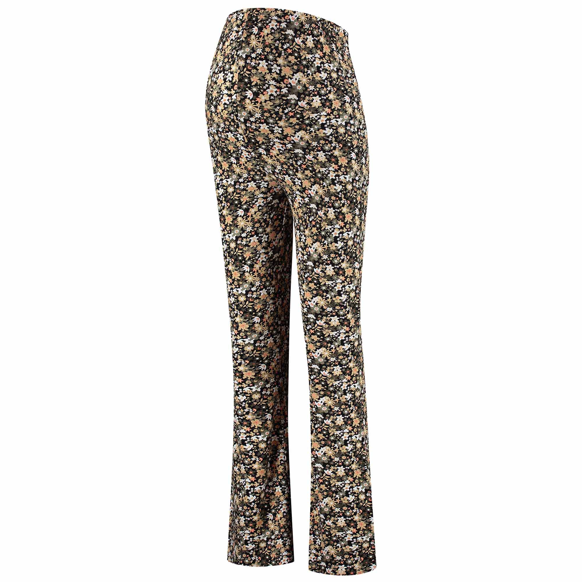 Prénatal zwangerschapsbroek lang bloemen multi