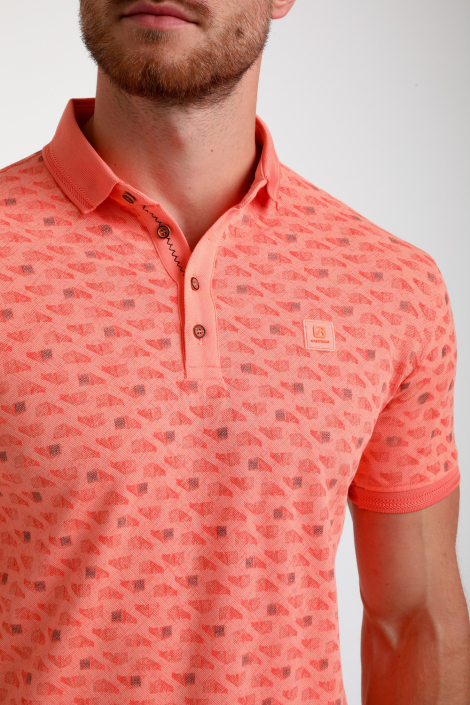 Gabbiano oranje heren polo