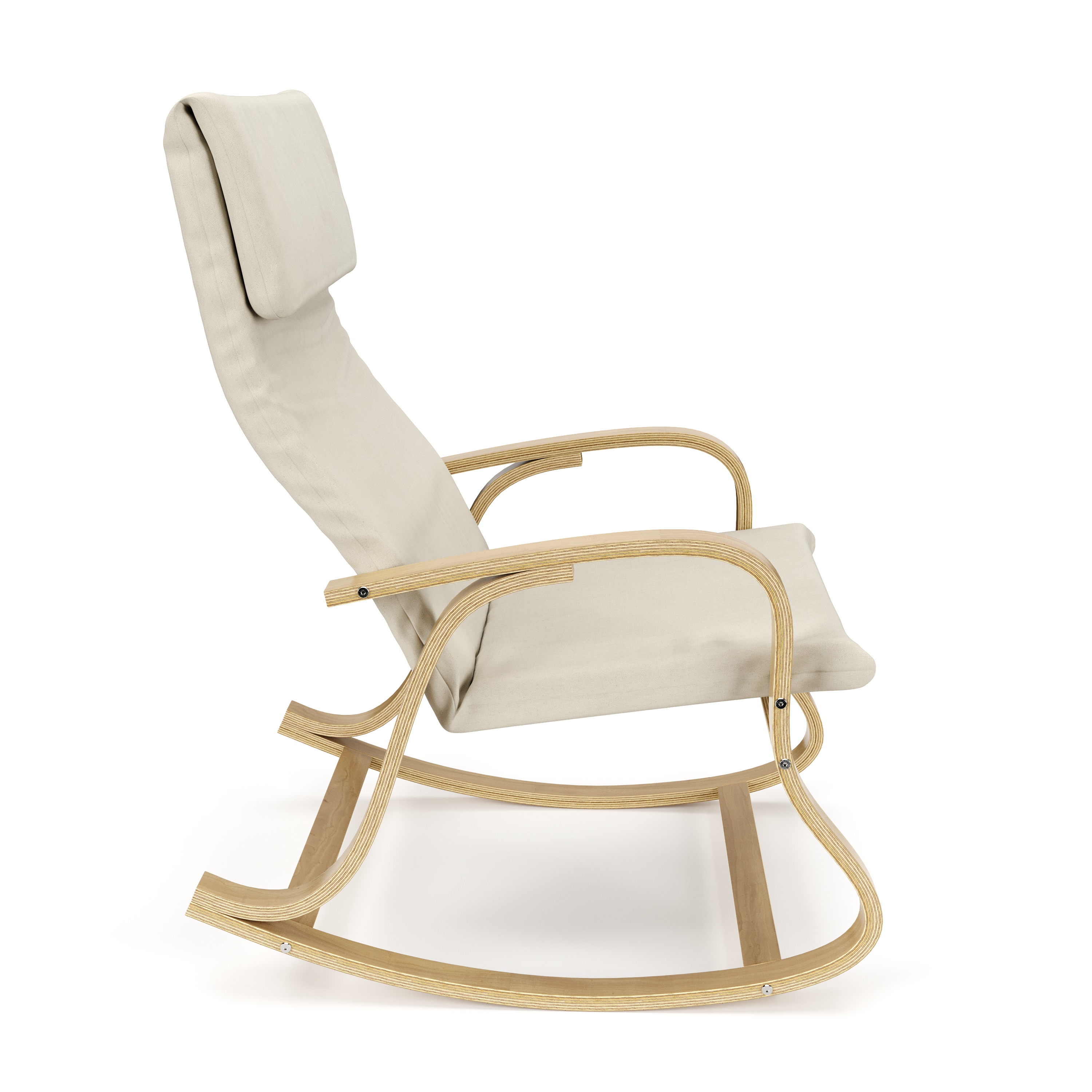 Schaukelstuhl HOWARD beige
