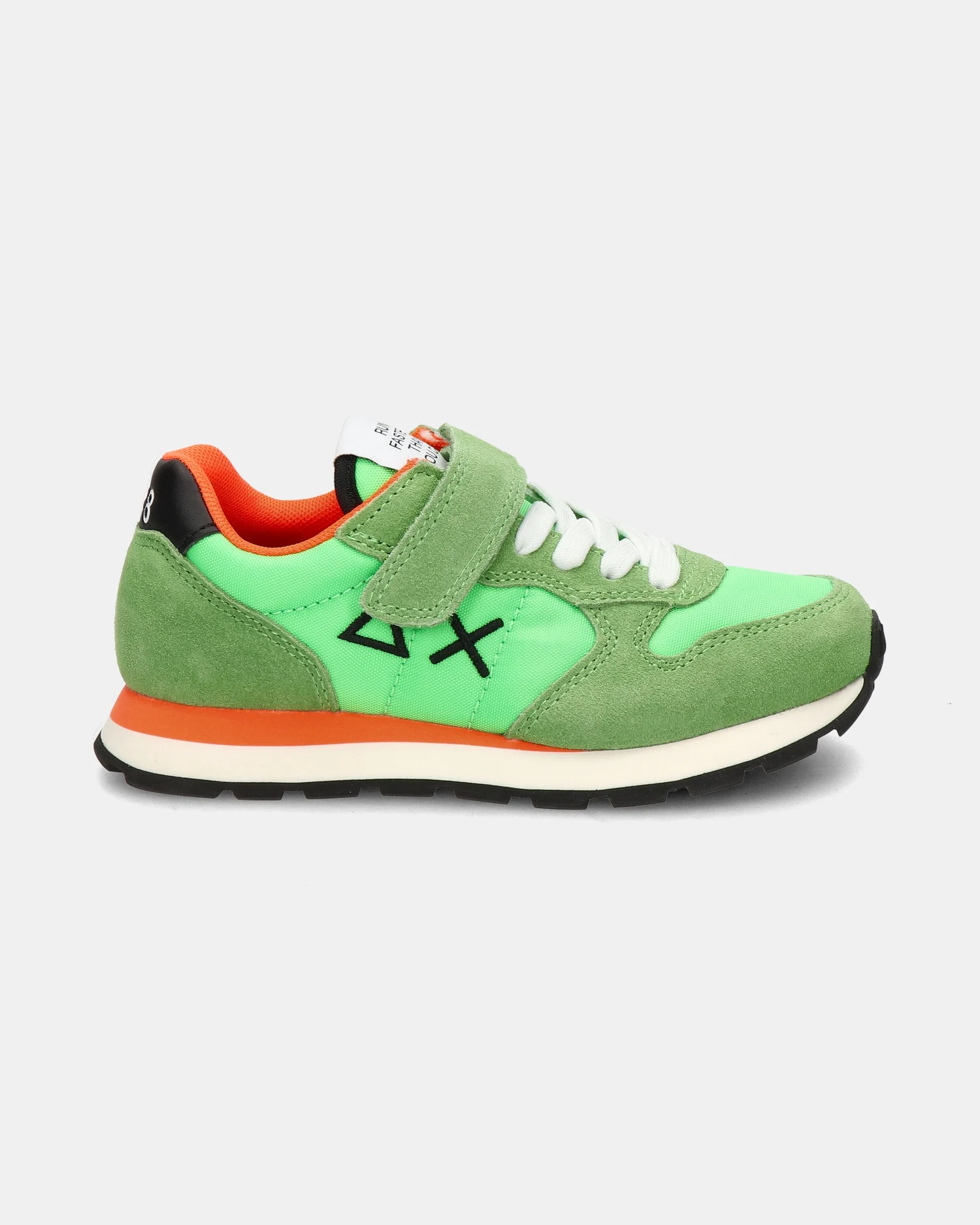 Sun 68 Boys Tom Solid Klittenbandschoenen  - groen