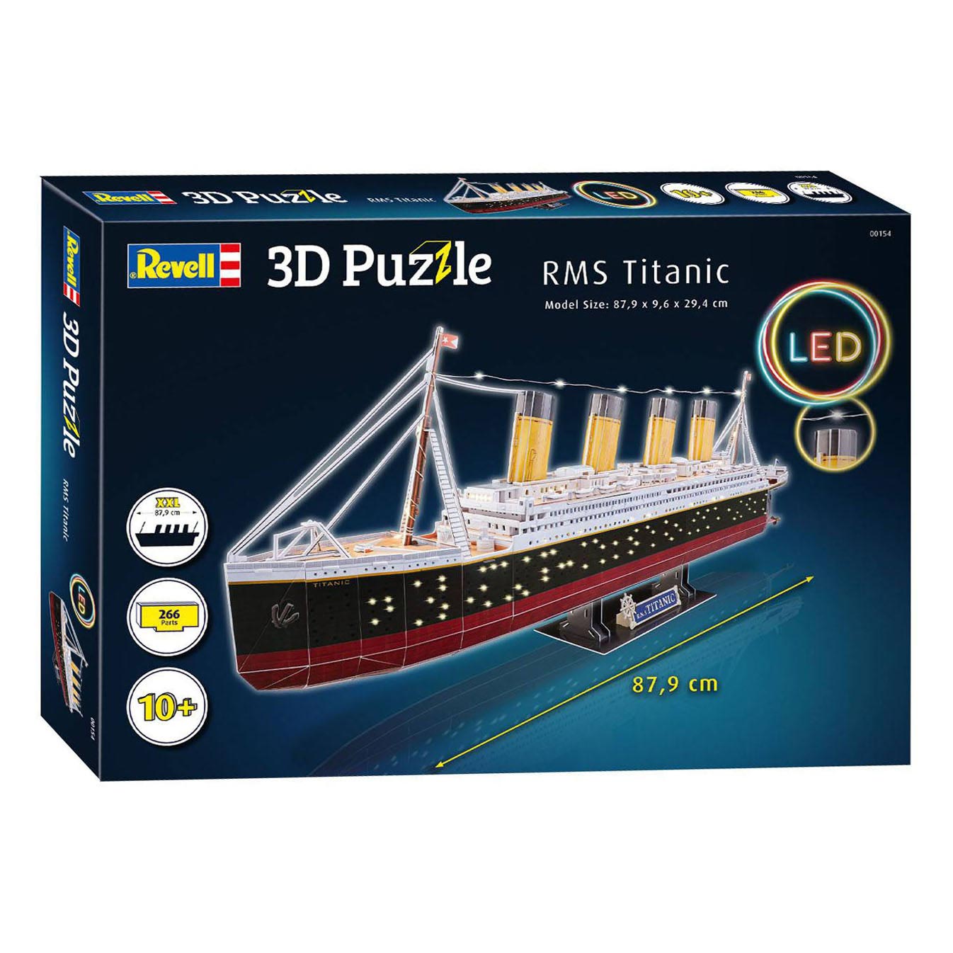 Revell 3D PuzzelBouwpakket - RMS Titanic LED Edition