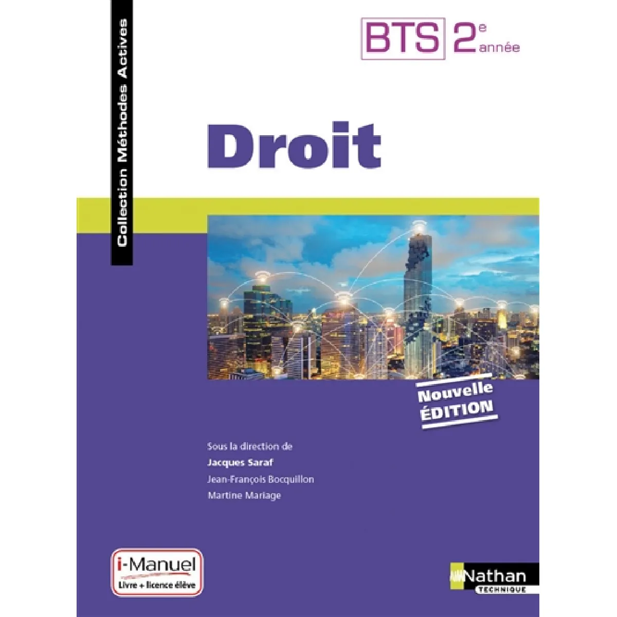 Droit BTS 2e année : manuel de l'élève : i-manuel, livre + licence élève en ligne · Occasion