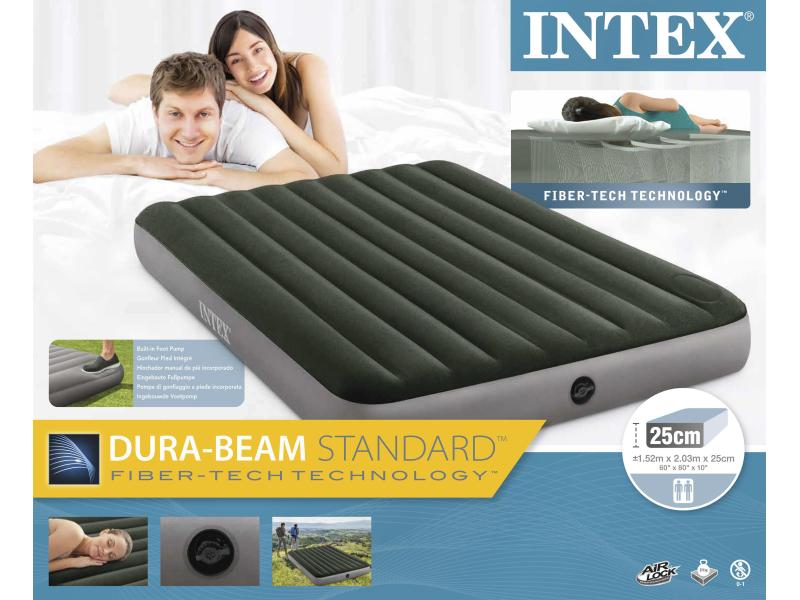 Intex Luftbett Standard Downy Queen 152 x 203 cm Luftbett