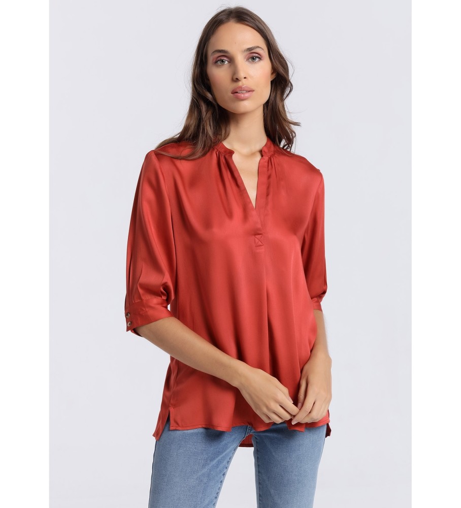 Victorio & Lucchino, Blusa meia manga vermelha V&L