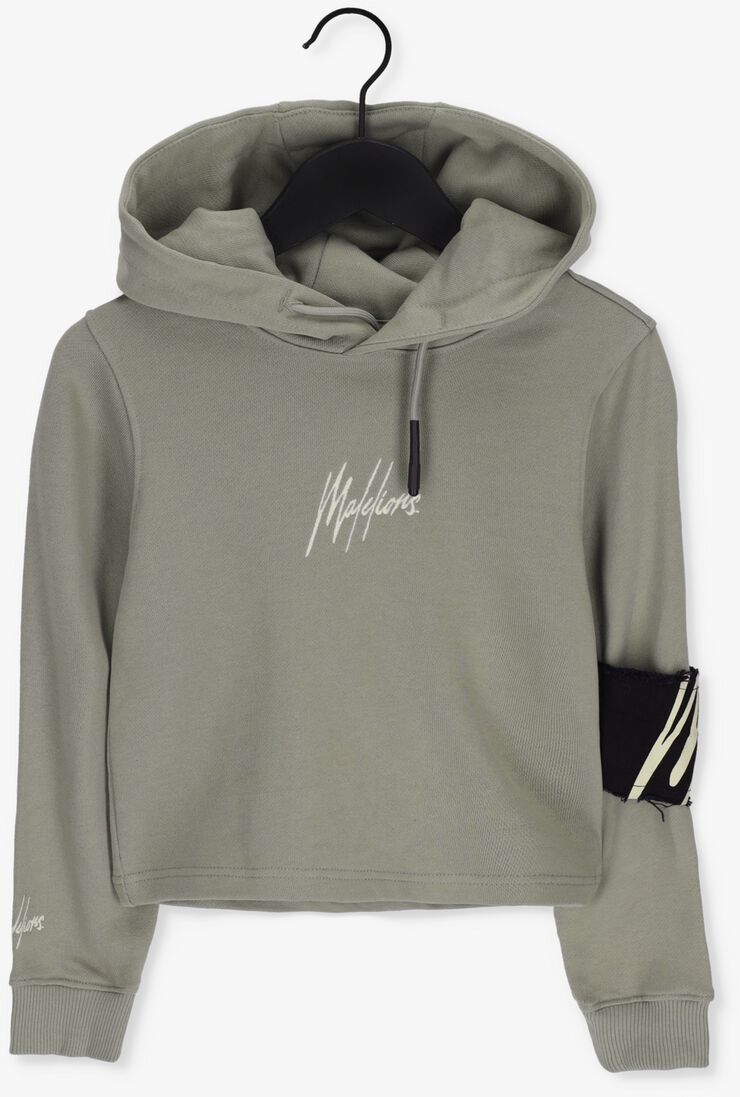 MALELIONS taupe malelions sweater malelions junior girls captain crop