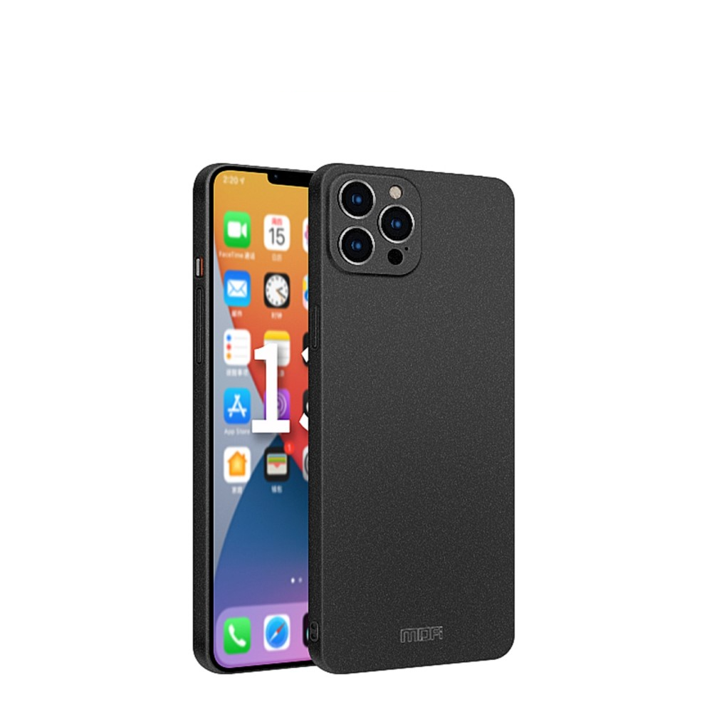 iPhone 14 Pro Max Hülle Hardcase Super Slim   Kameraschutz - Schwarz (Matt)
