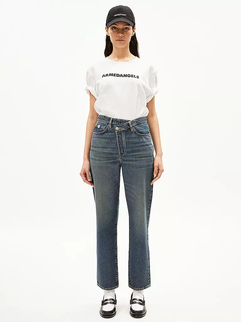 ARMEDANGELS Jeans Straight Fit 7/8  AAIKALA blau
