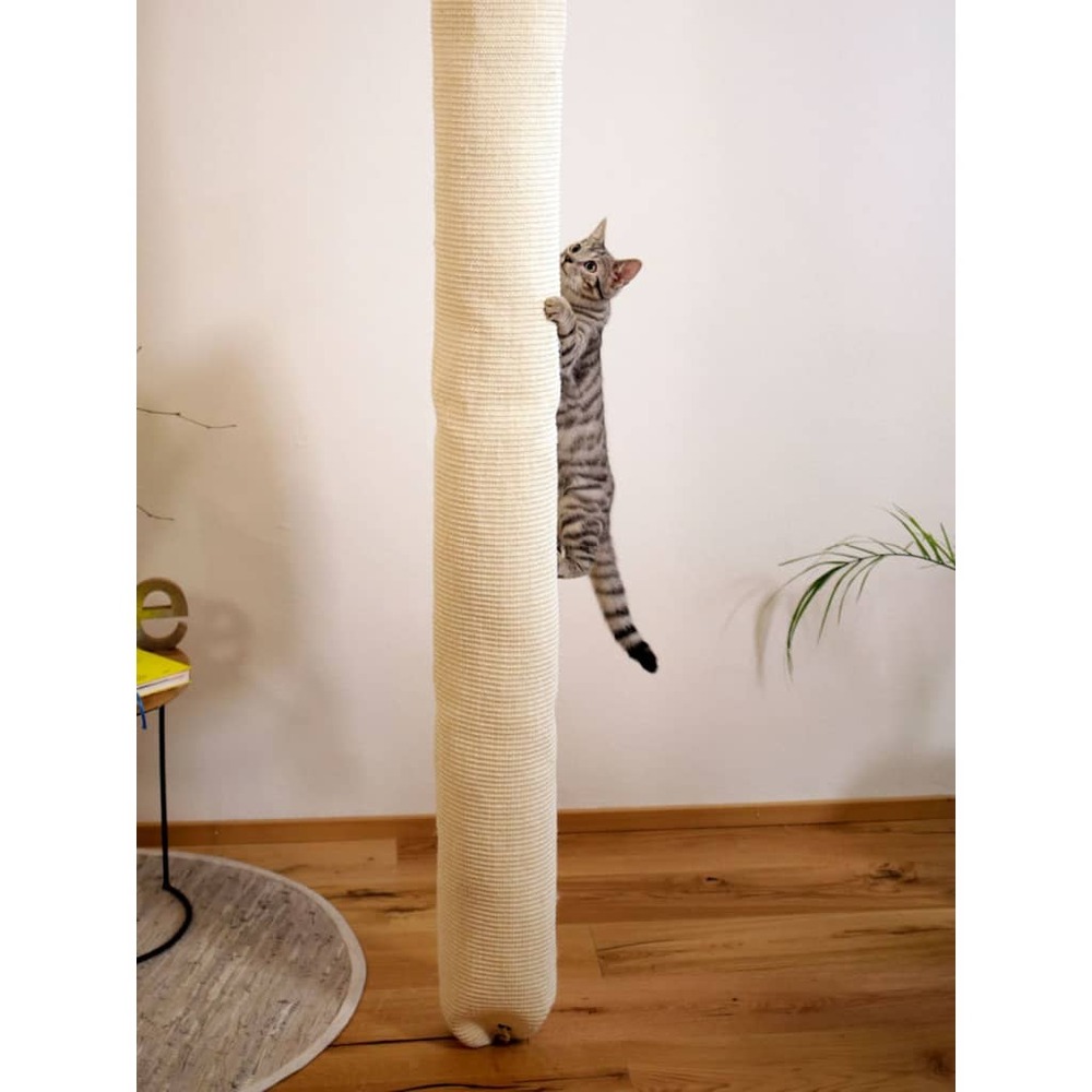 Sac d'escalade pour chat 240 cm beige