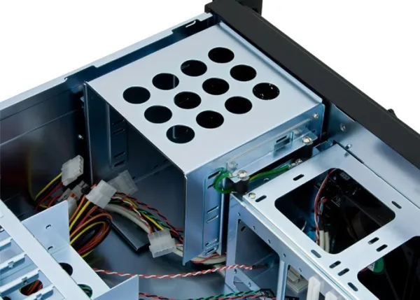 Chieftec UNC-410S-B-U3-OP - Rack-monterbar 4U - ATX - ingen strømforsyning - sort - USB