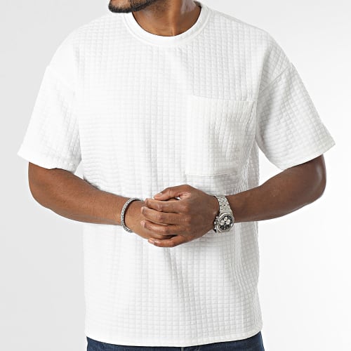 Tee Shirt Poche Blanc